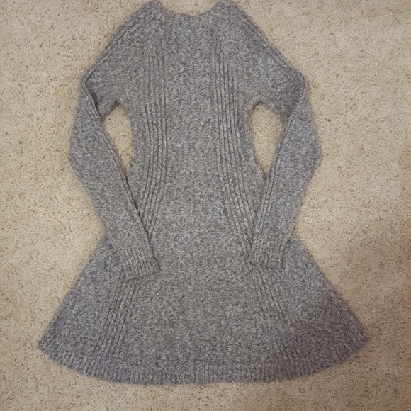Gray knit Hollister Sweater Dress - Picture 4 of 5